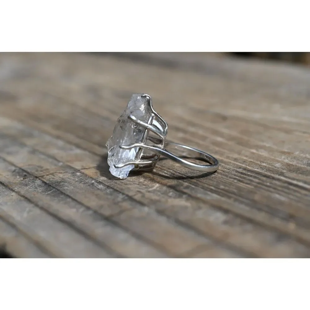 13 carat Lake county diamond engagement ring sterling silver